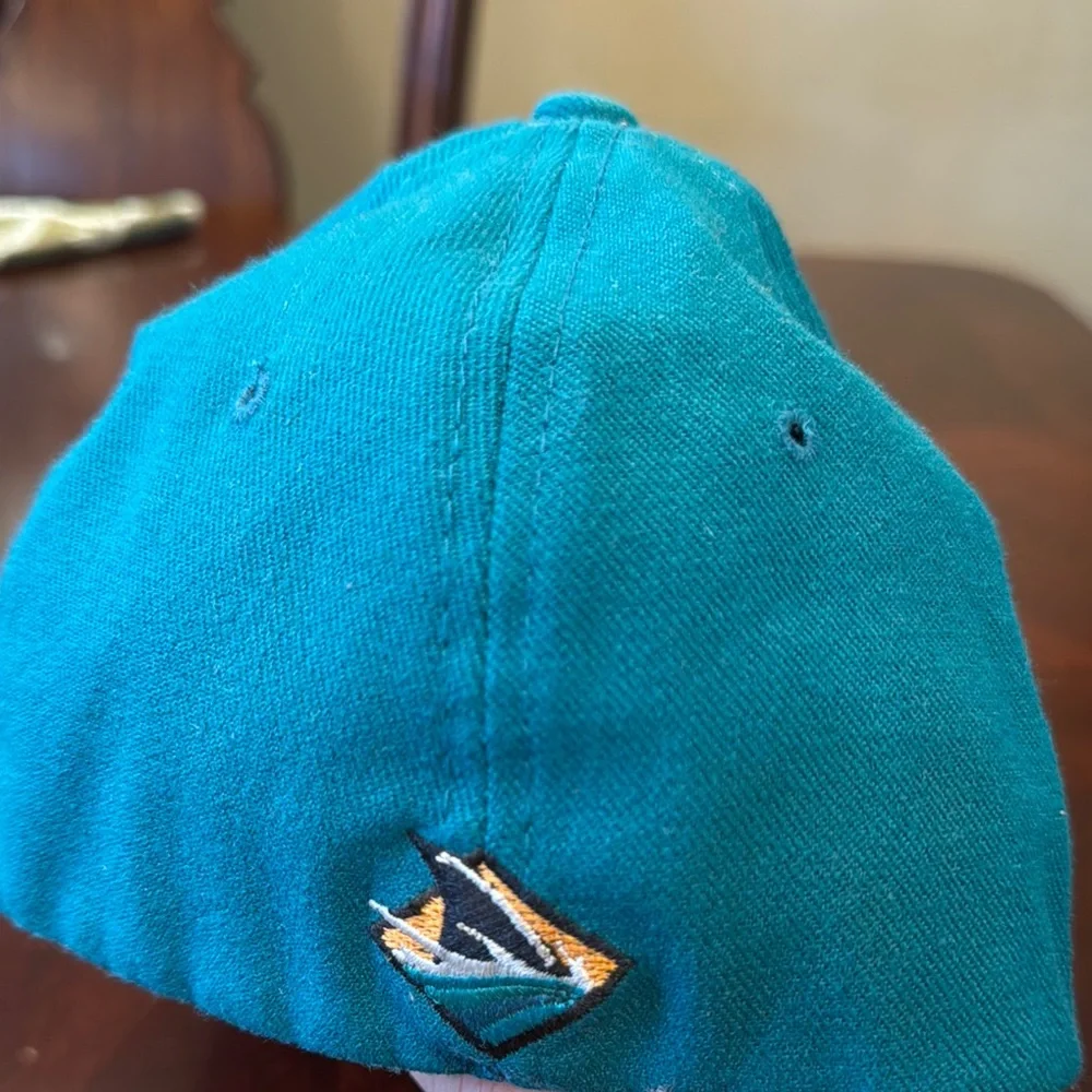 Zephyr Kids cap Teal and White Cap with Shark Logo Youth